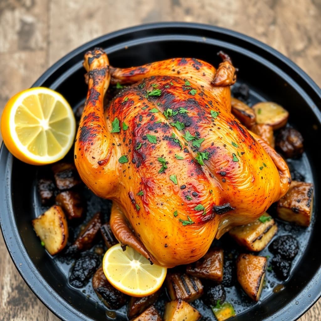 Charcoal Turkey Cut